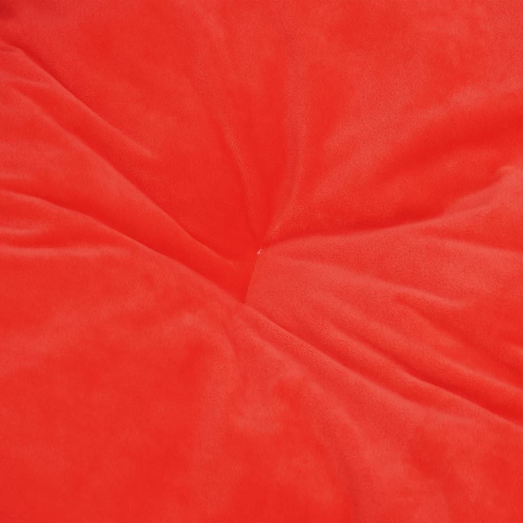 Koiran peti musta ja punainen 79x70x19 cm plyysi ja keinonahka - Harrastajankoti.fi