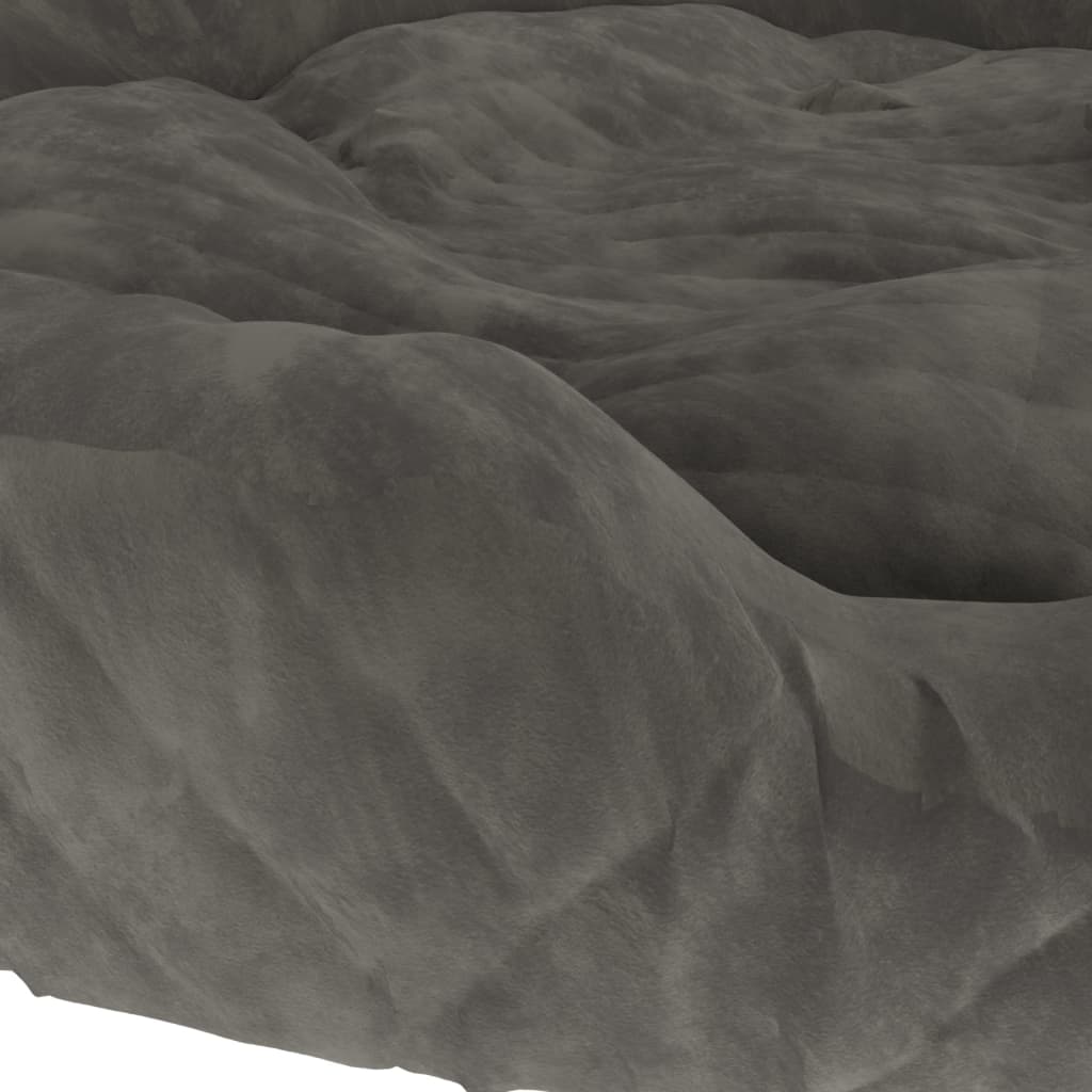 Koiransänky tummanharmaa 70x55x23 cm plyysi - Harrastajankoti.fi