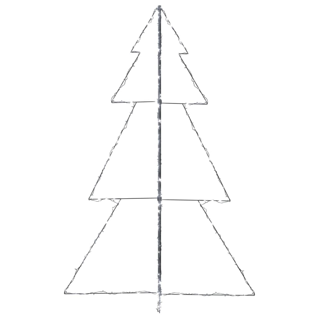 Kartionmallinen joulukuusi 240 LEDiä sisä/ulkokäyttö 118x180 cm - Harrastajankoti.fi