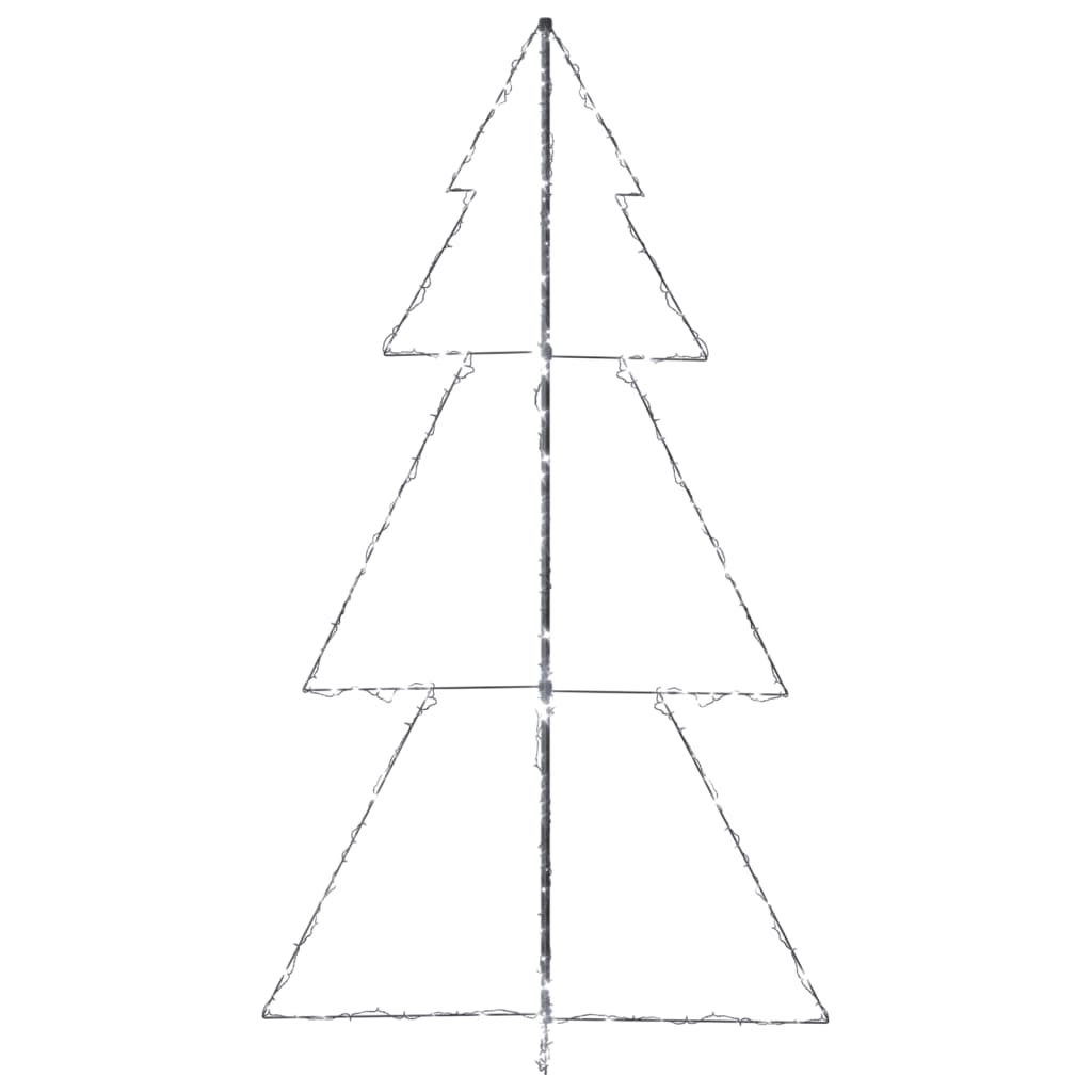 Kartionmallinen joulukuusi 300 LEDiä sisä/ulkokäyttö 120x220 cm - Harrastajankoti.fi