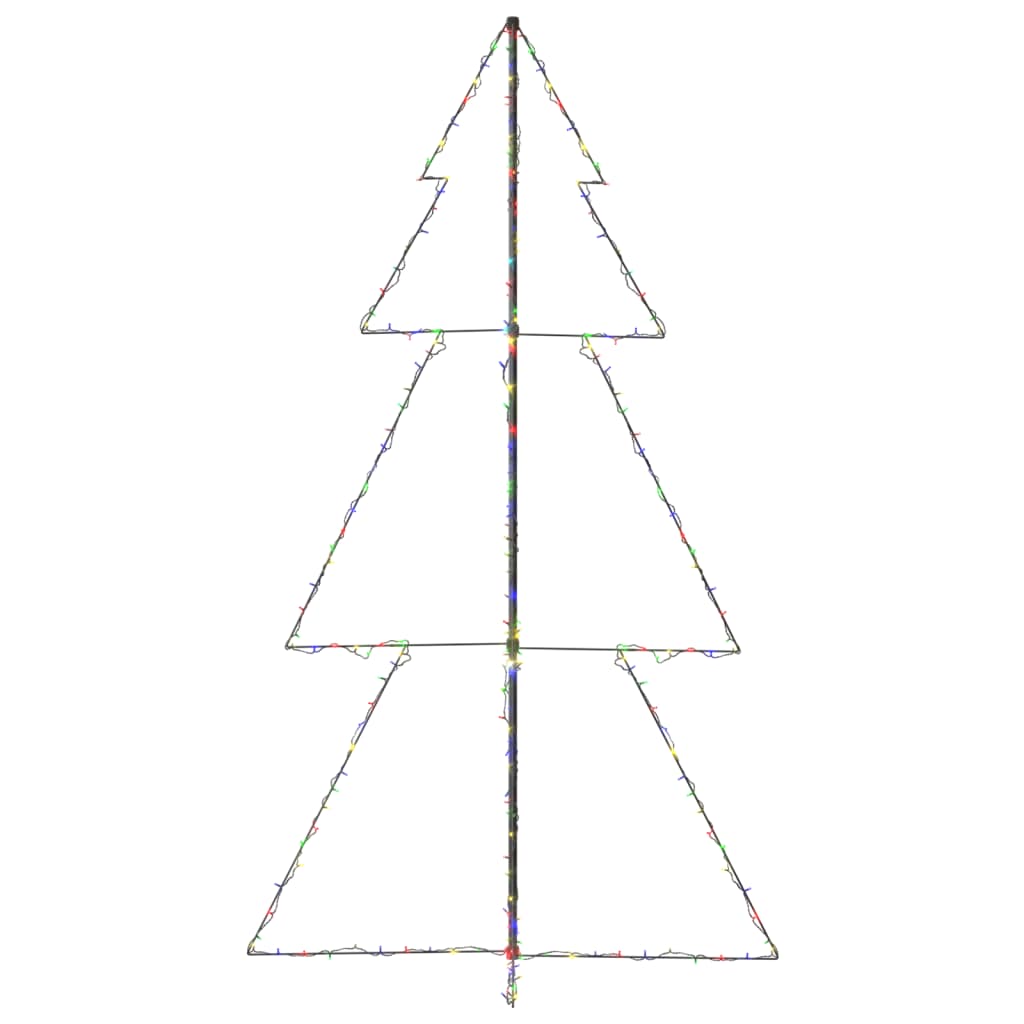 Kartionmallinen joulukuusi 300 LEDiä sisä/ulkokäyttö 120x220 cm - Harrastajankoti.fi