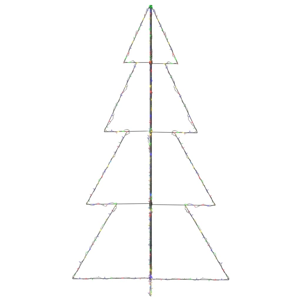 Kartionmallinen joulukuusi 360 LEDiä sisä/ulkokäyttö 143x250 cm - Harrastajankoti.fi