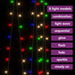 LED-valonauhaverho keijuvalot 3x3 m 300xLED värikäs 8 toimintoa - Harrastajankoti.fi