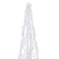 LED koristevalokartio kylmä valkoinen akryyli 60 cm - Harrastajankoti.fi