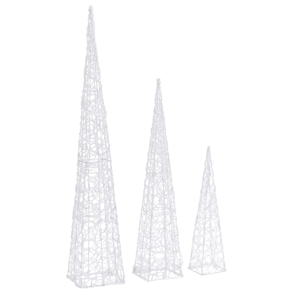 LED-koristevalokartiosarja sininen akryyli 60/90/120 cm - Harrastajankoti.fi