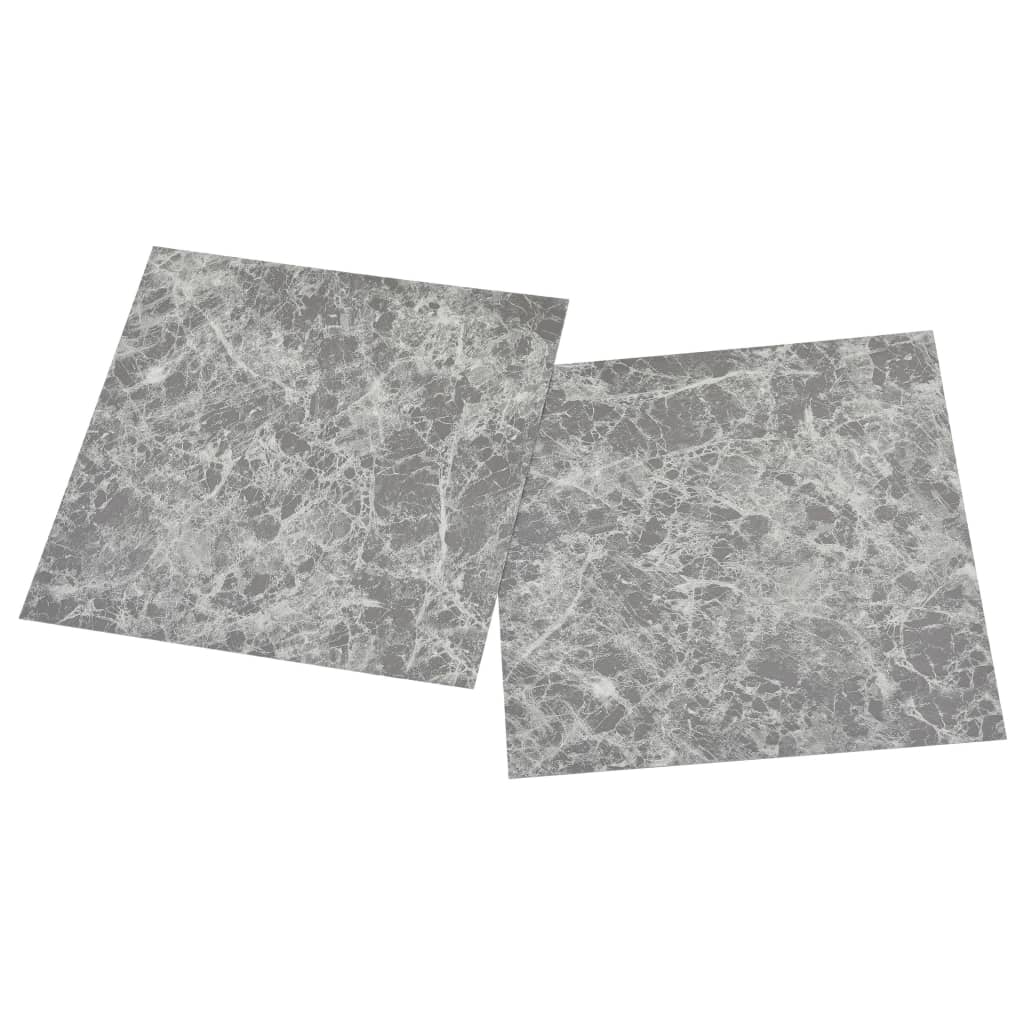 Itsekiinnittyvät lattialankut 20 kpl PVC 1,86 m² betoninharmaa - Harrastajankoti.fi