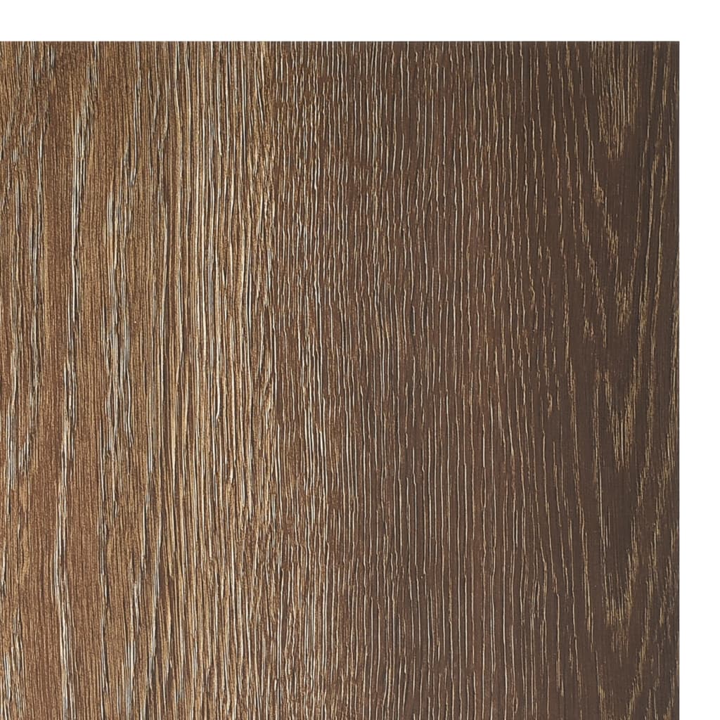 Itsekiinnittyvät lattialankut 20 kpl PVC 1,86 m² ruskea - Harrastajankoti.fi