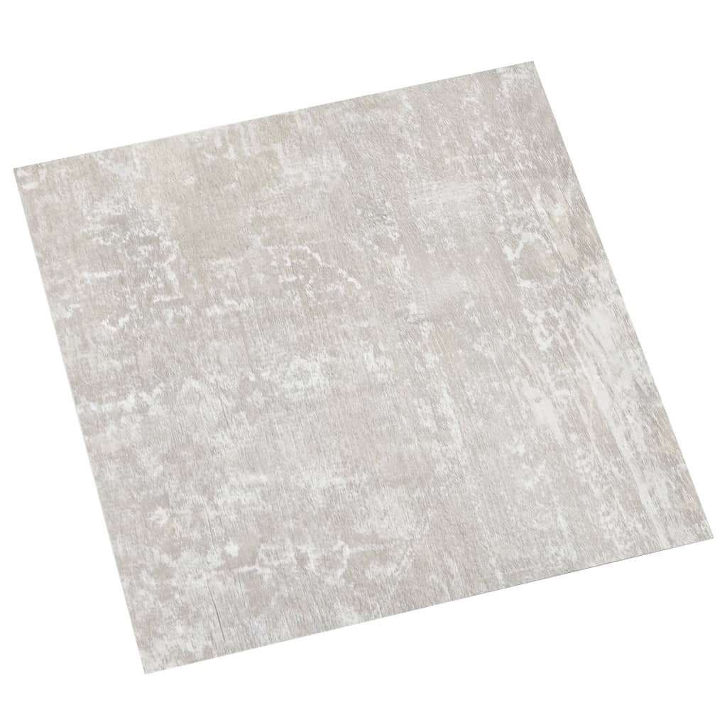 Itsekiinnittyvät lattialankut 20 kpl PVC 1,86 m² vaaleanharmaa - Harrastajankoti.fi