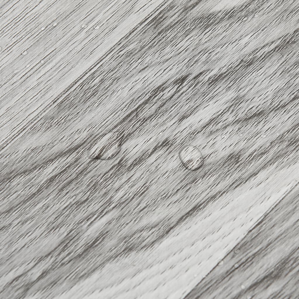 Itsekiinnittyvät lattialankut 20 kpl PVC 1,86 m² harmaa raidat - Harrastajankoti.fi