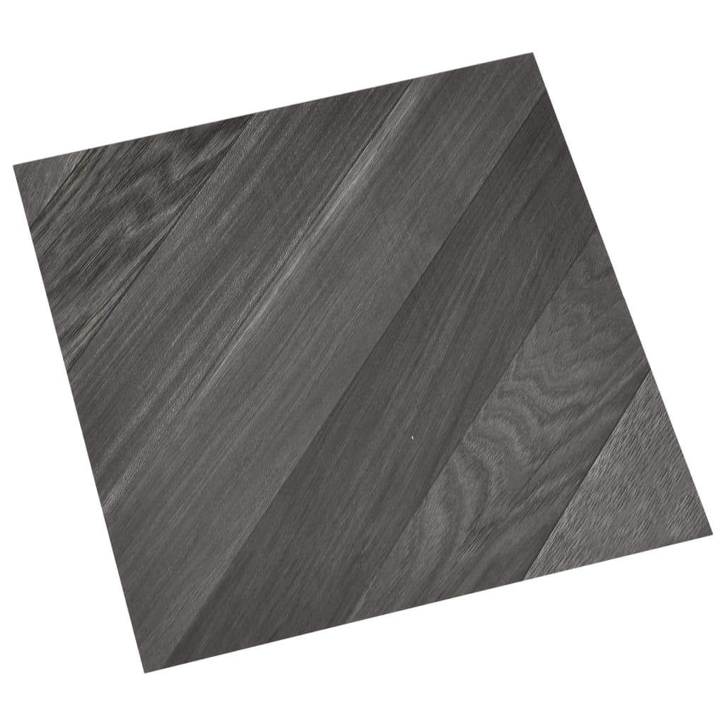 Itsekiinnittyvä lattialankku 20 kpl PVC 1,86 m² harmaat raidat - Harrastajankoti.fi