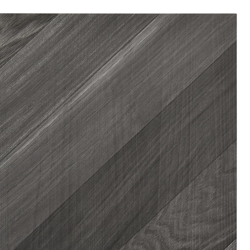 Itsekiinnittyvä lattialankku 20 kpl PVC 1,86 m² harmaat raidat - Harrastajankoti.fi