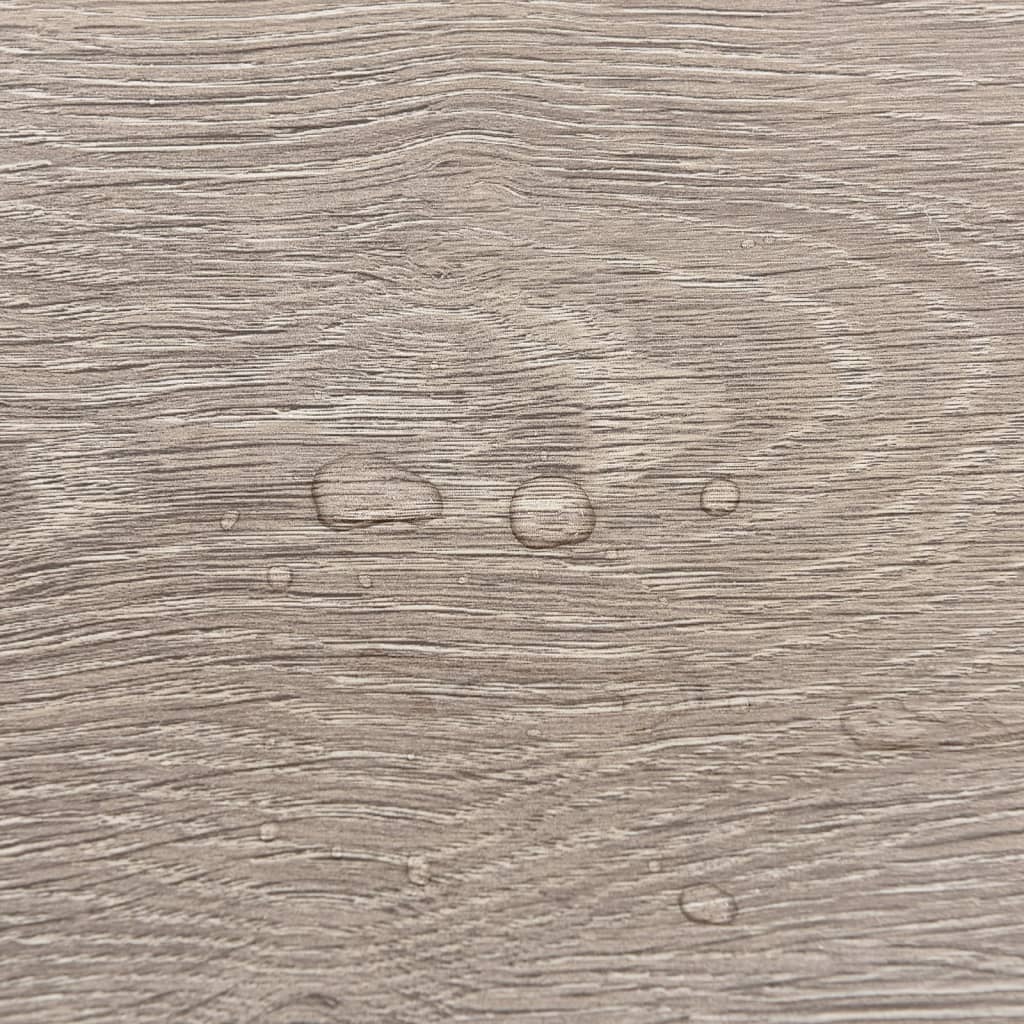 Itsekiinnittyvä lattialankku 20 kpl PVC 1,86 m² harmaanruskea - Harrastajankoti.fi