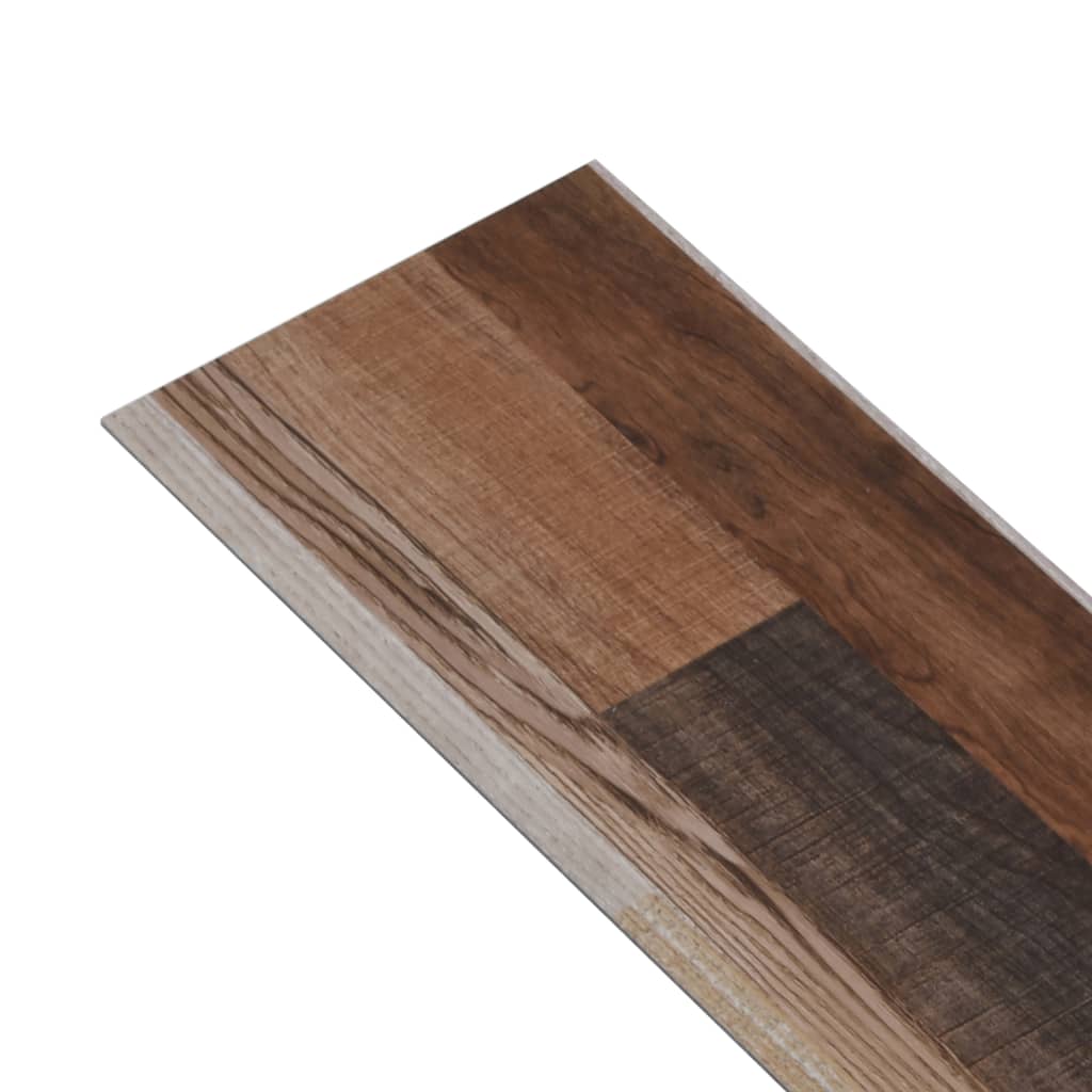 Itsekiinnittyvä PVC Lattialankku 5,21 m² 2 mm monivärinen - Harrastajankoti.fi