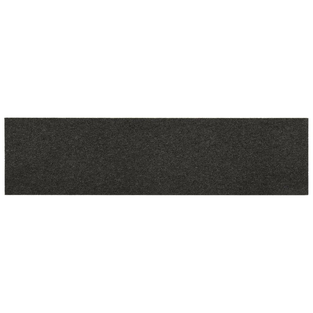 Tekstiililaatat 16 kpl 4 m² 25x100 cm antrasiitti - Harrastajankoti.fi