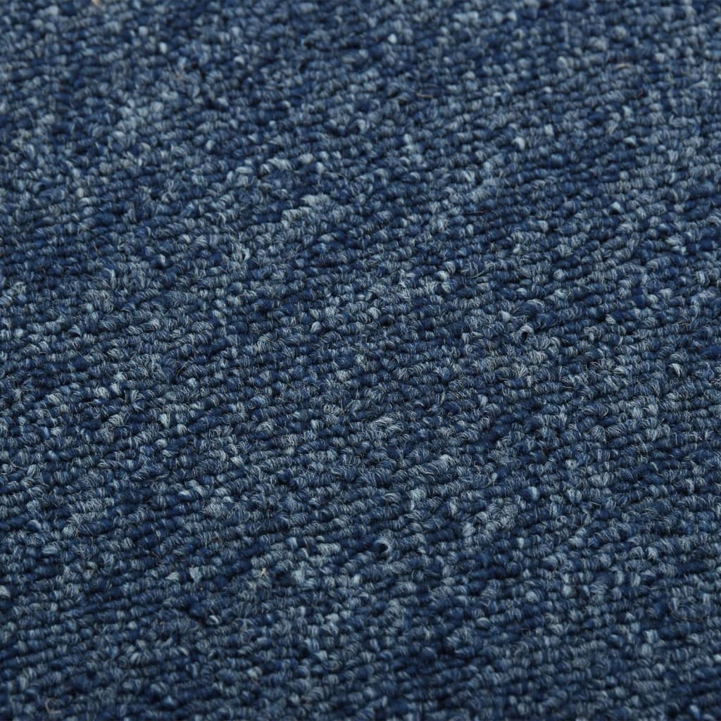 Tekstiililaatat 16 kpl 4 m² 25x100 cm sininen - Harrastajankoti.fi