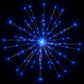 Joulun ilotulitusulkovalo sininen 20 cm 140xLED - Harrastajankoti.fi