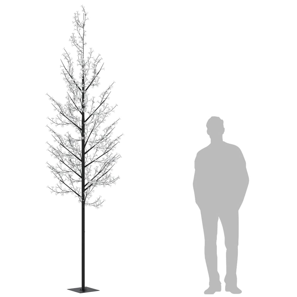 Joulukuusi 1200 värikästä LED-valoa kirsikankukka 400 cm - Harrastajankoti.fi