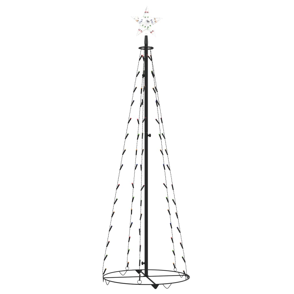 Kartio joulukuusi 70 värikästä LEDiä 50x120 cm - Harrastajankoti.fi