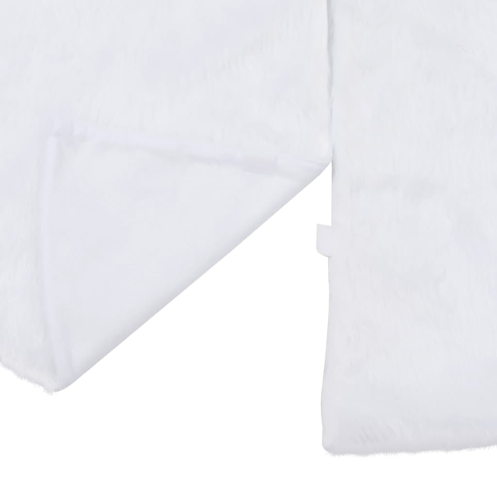 Joulukuusen peite valkoinen 122 cm tekoturkis - Harrastajankoti.fi