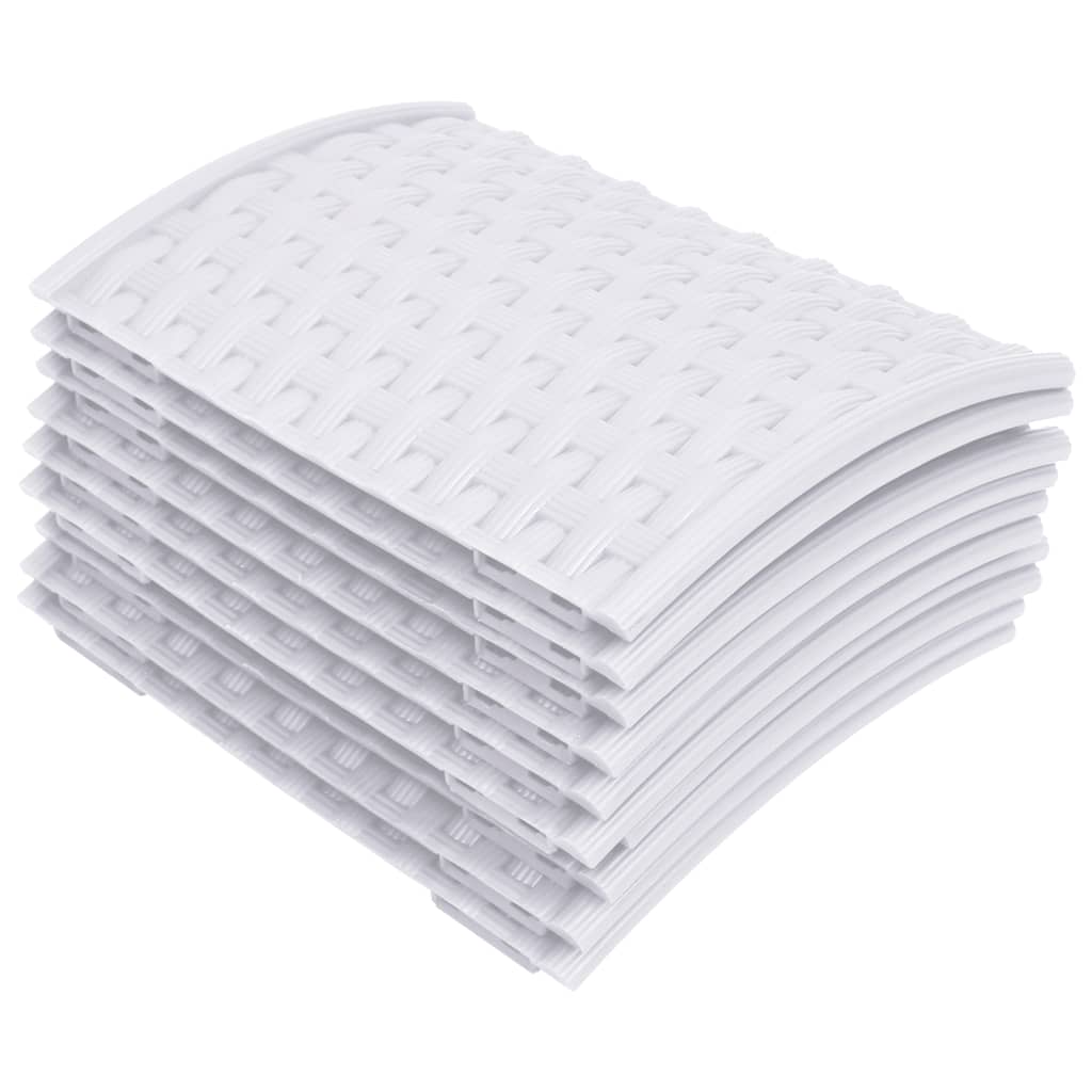 Joulukuusen helma valkoinen Ø54x19,5 cm - Harrastajankoti.fi