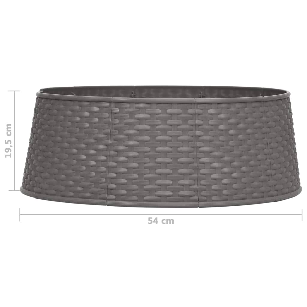 Joulukuusen helma ruskea Ø54x19,5 cm - Harrastajankoti.fi