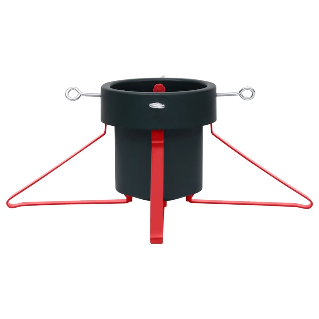 Joulukuusen jalka vihreä ja punainen 46x46x19 cm - Harrastajankoti.fi