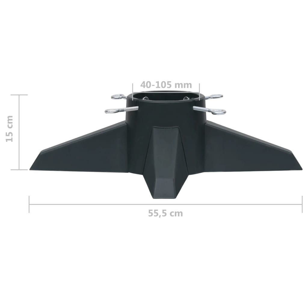 Joulukuusen jalka vihreä 55,5x55,5x15 cm - Harrastajankoti.fi