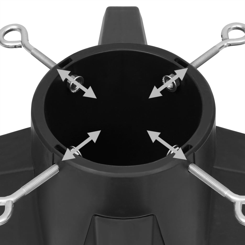 Joulukuusen jalka harmaa 55,5x55,5x15 cm - Harrastajankoti.fi