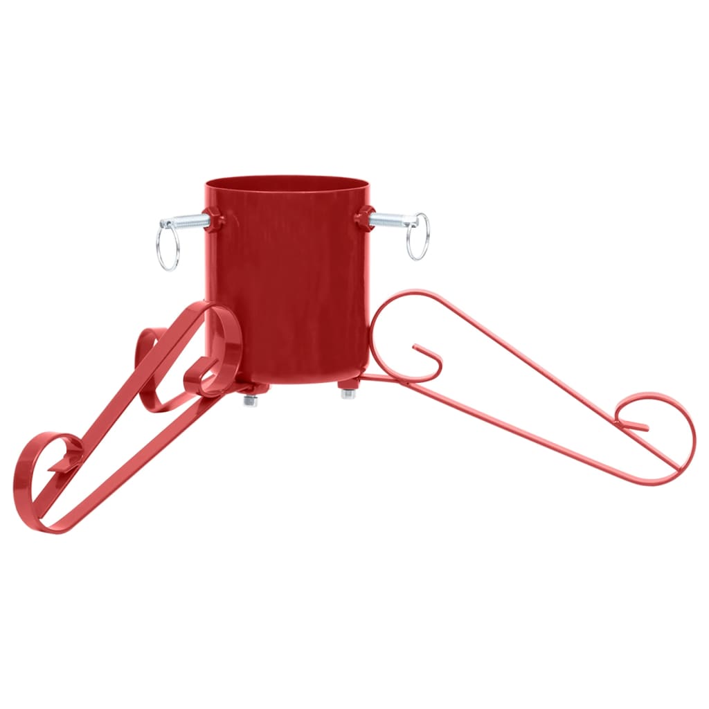 Joulukuusen jalka punainen 58x58x21 cm - Harrastajankoti.fi