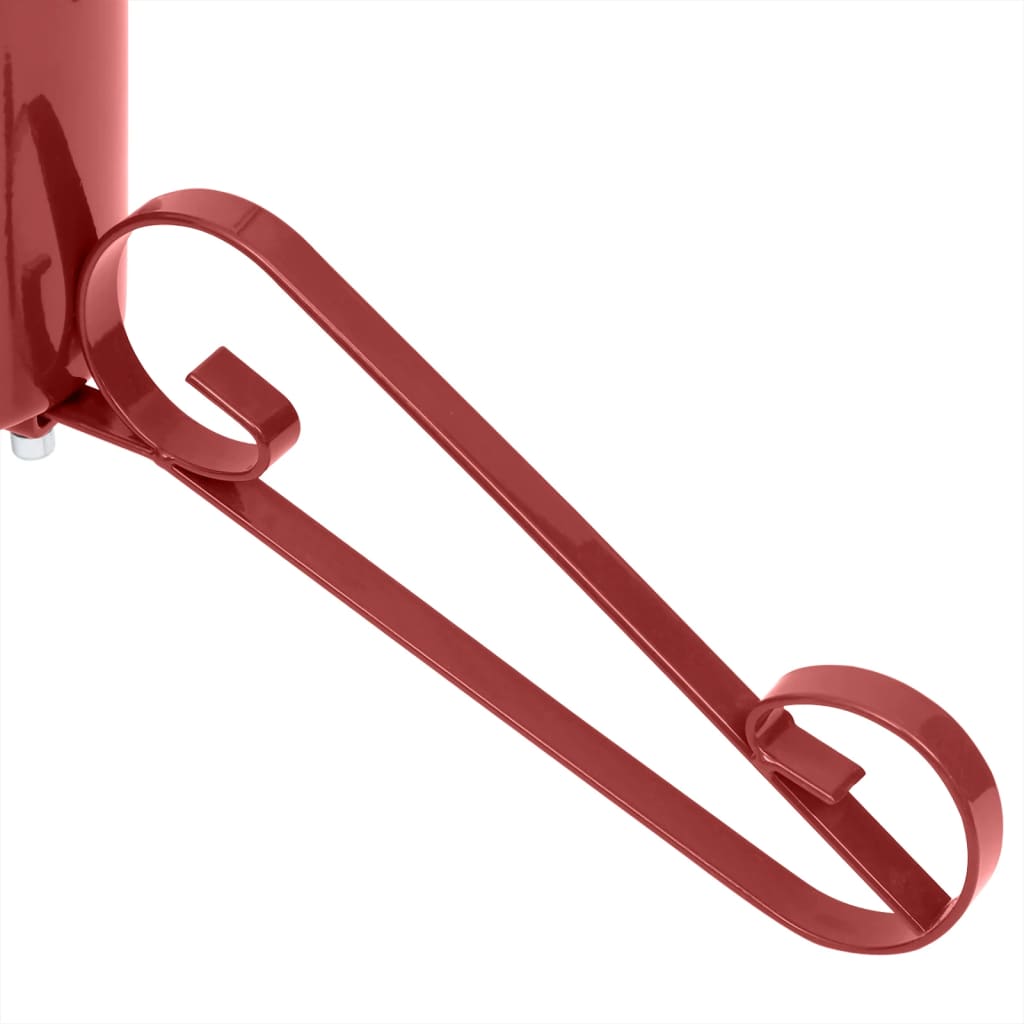 Joulukuusen jalka punainen 58x58x21 cm - Harrastajankoti.fi