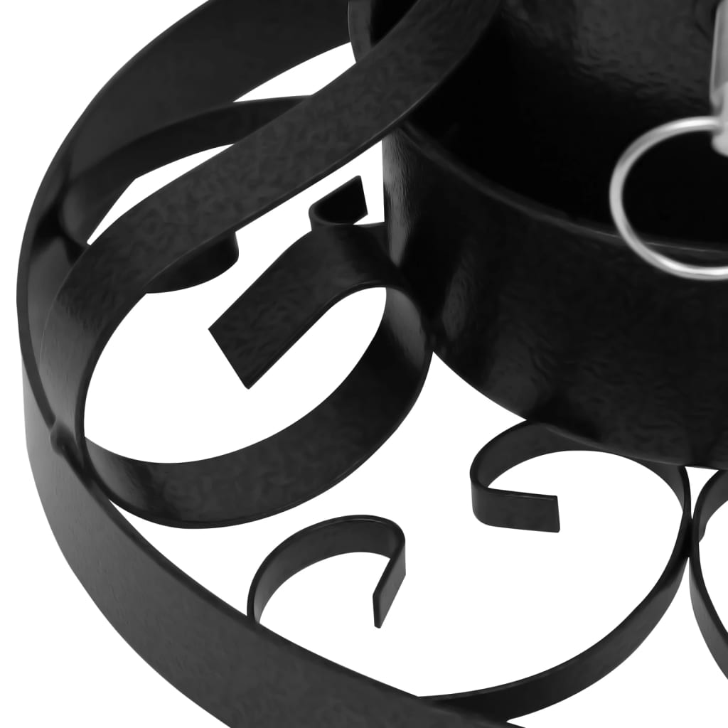 Joulukuusen jalka musta 29x29x15,5 cm - Harrastajankoti.fi