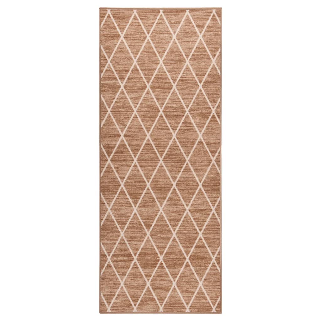 Käytävämatto vaaleanruskea 80x250 cm - Harrastajankoti.fi