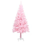 Tekojoulukuusi LED-valoilla ja jalustalla pinkki 240 cm PVC - Harrastajankoti.fi