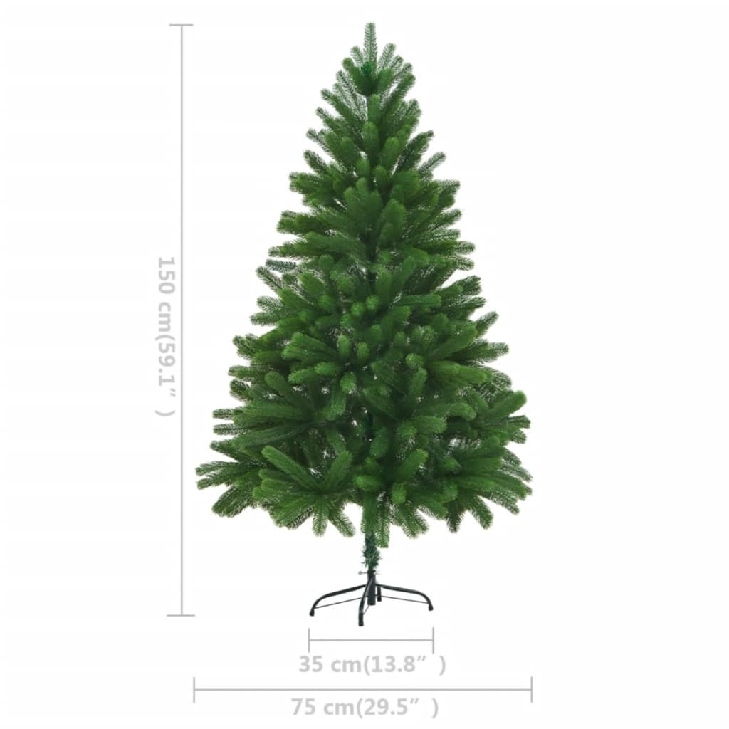Tekojoulukuusi LED-valoilla 150 cm vihreä - Harrastajankoti.fi