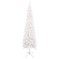 Ohut joulukuusi LED-valoilla valkoinen 210 cm - Harrastajankoti.fi