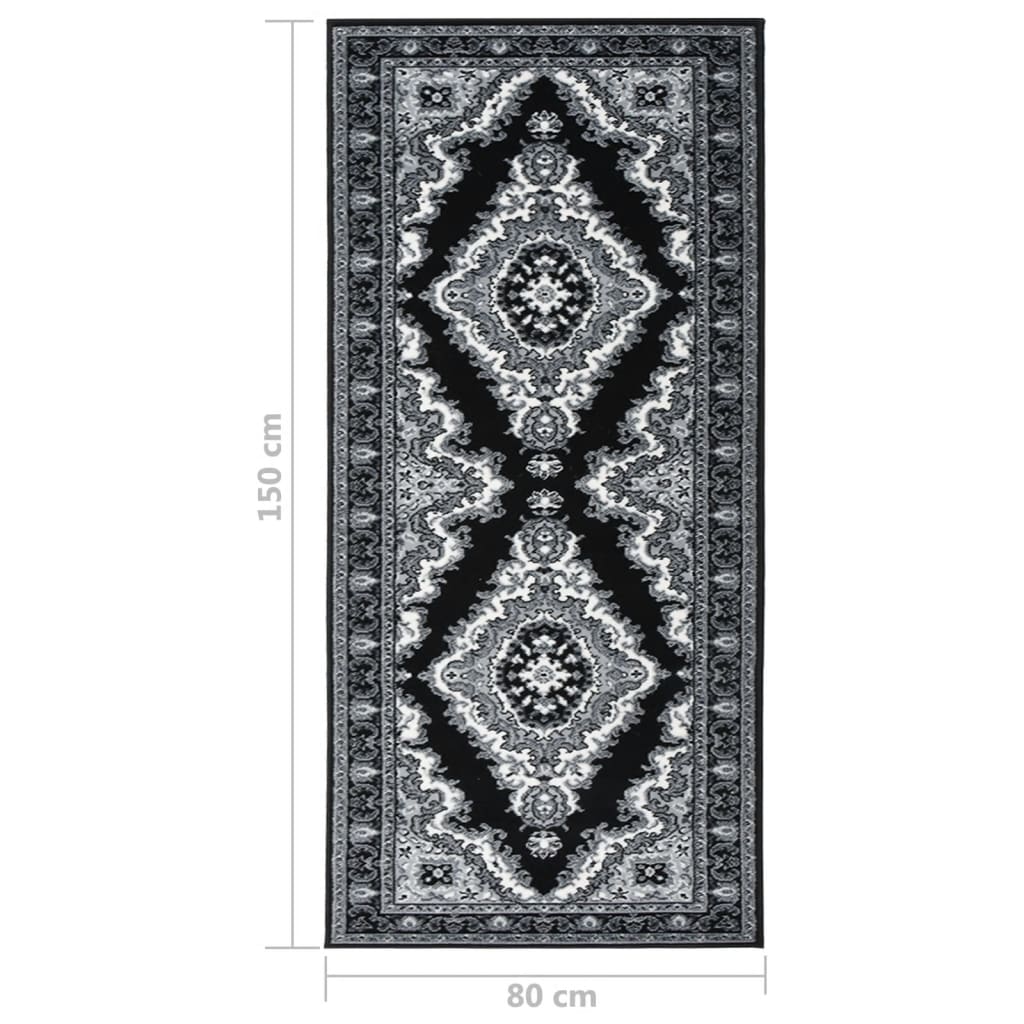 Käytävämatto BCF musta 80x150 cm - Harrastajankoti.fi