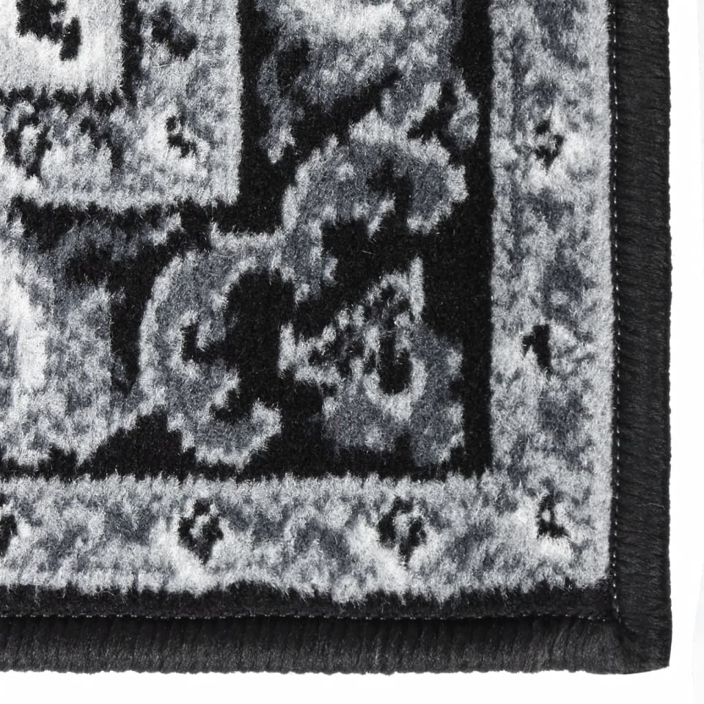 Käytävämatto BCF musta 100x150 cm - Harrastajankoti.fi