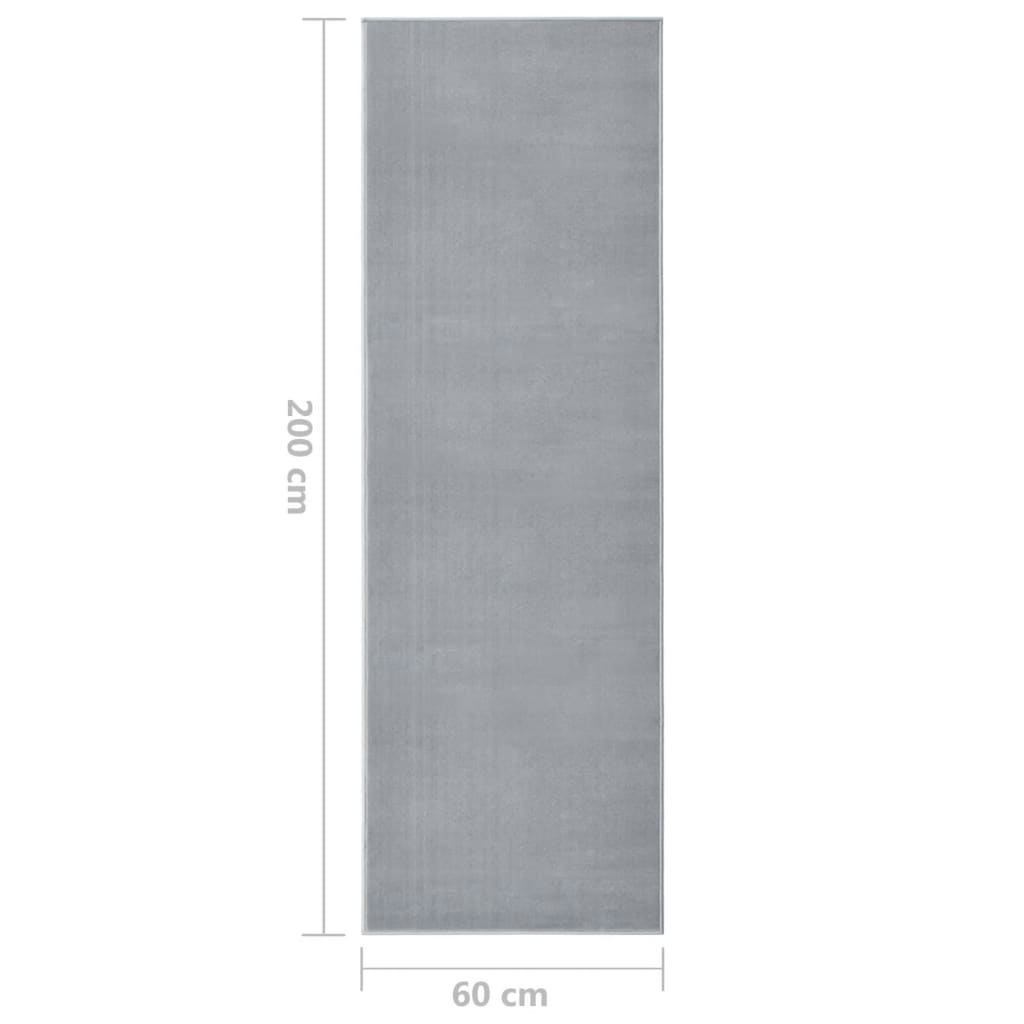 Käytävämatto BCF harmaa 60x200 cm - Harrastajankoti.fi