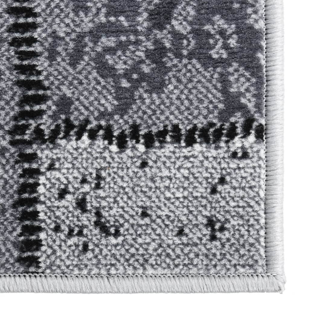 Käytävämatto BCF harmaa laatikkokuviolla 100x150 cm - Harrastajankoti.fi