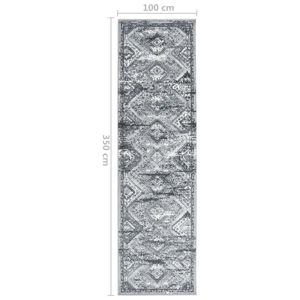 Käytävämatto BCF itämainen harmaa 100x350 cm - Harrastajankoti.fi