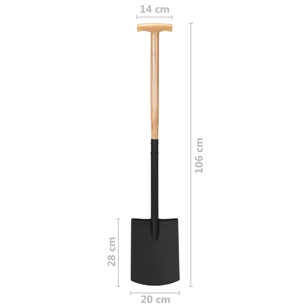 4-osainen Puutarhatyökalusarja T-kahva teräs ja kovapuu - Harrastajankoti.fi