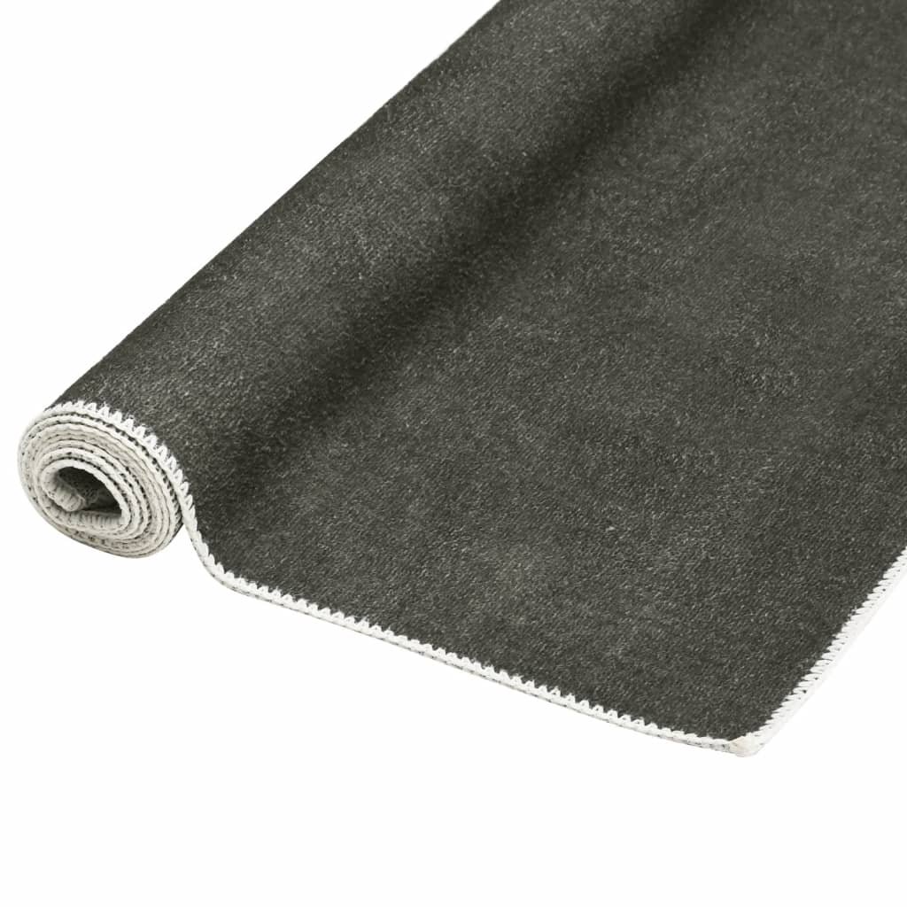 Matto pestävä taitettava harmaanruskea 120x170 cm polyesteri - Harrastajankoti.fi