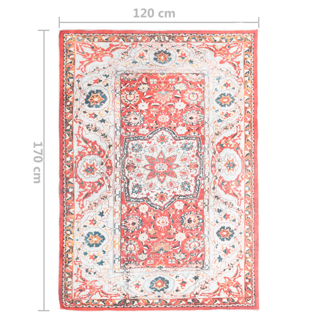 Painatettu matto pestävä monivärinen 120x170 cm polyesteri - Harrastajankoti.fi