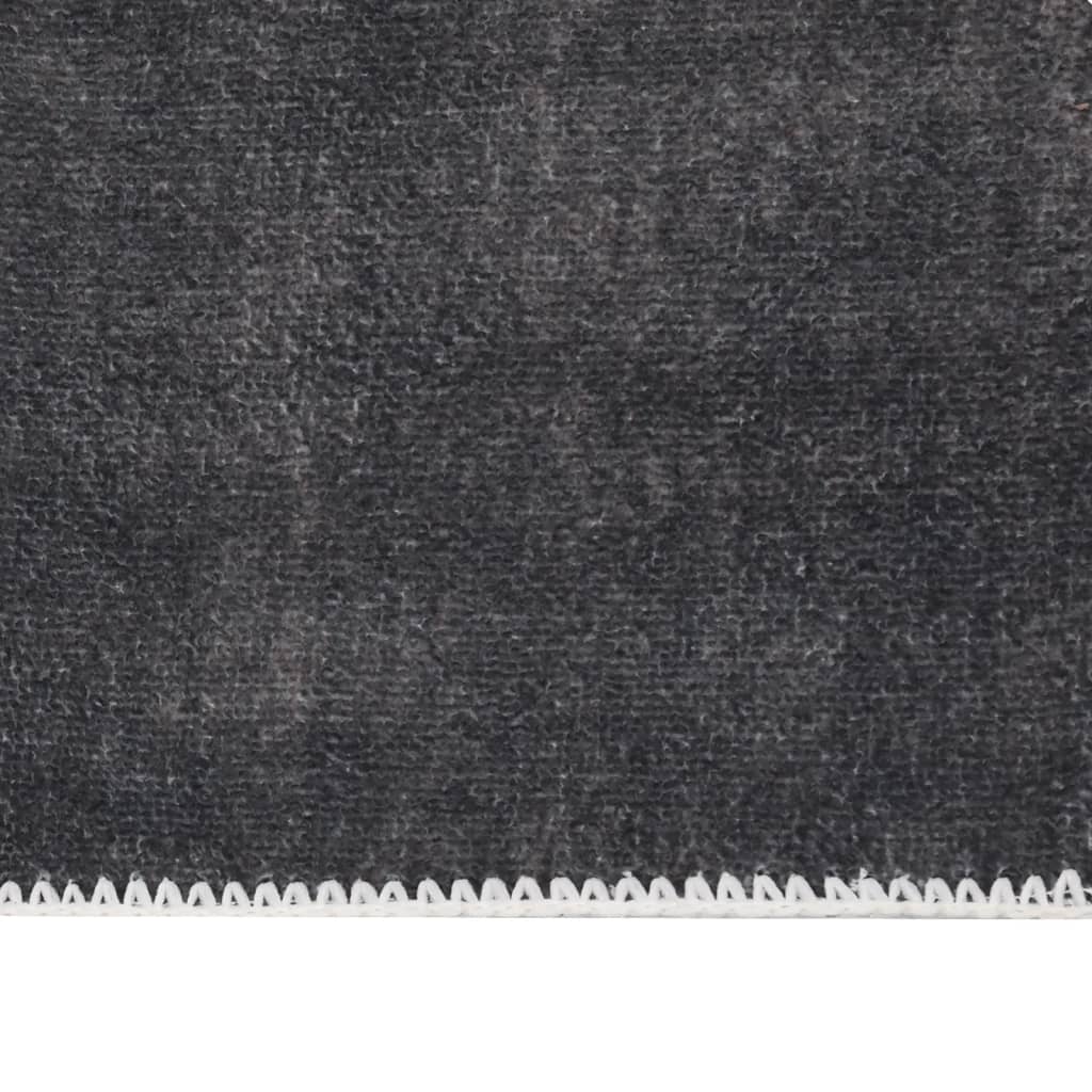 Käytävämatto pestävä taitettava antrasiit. 80x300 cm polyesteri - Harrastajankoti.fi