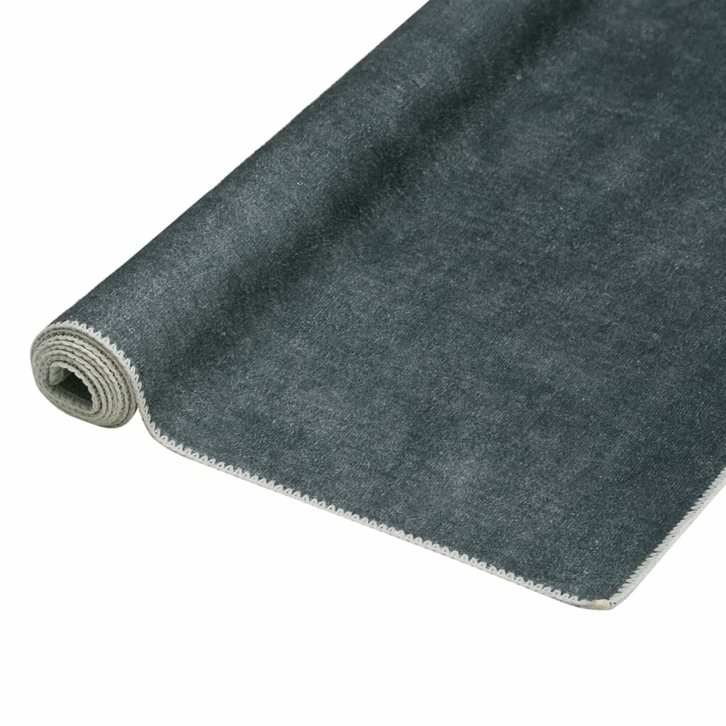Käytävämatto pestävä taitettava harmaa 60x200 cm polyesteri - Harrastajankoti.fi