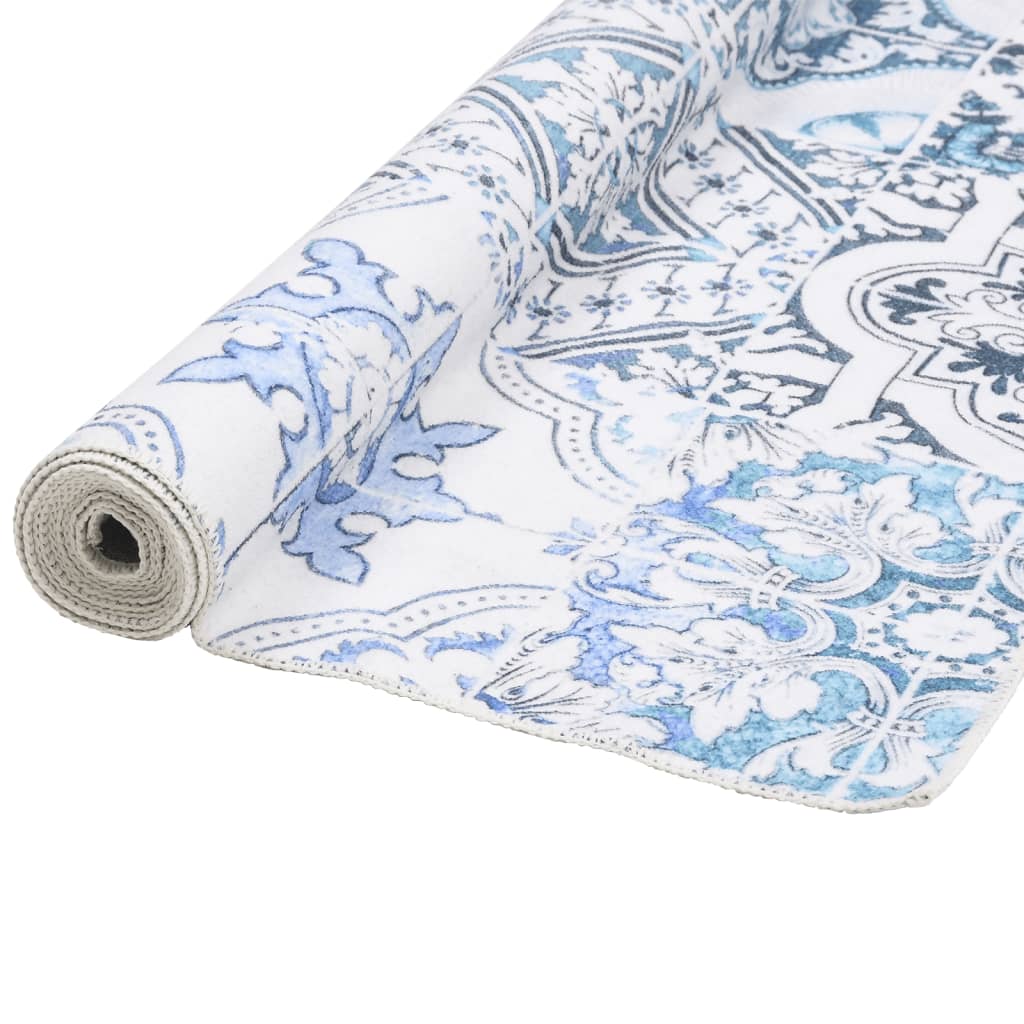 Käytävämatto kuvioitu pestävä taitettava 60x300 cm polyesteri - Harrastajankoti.fi