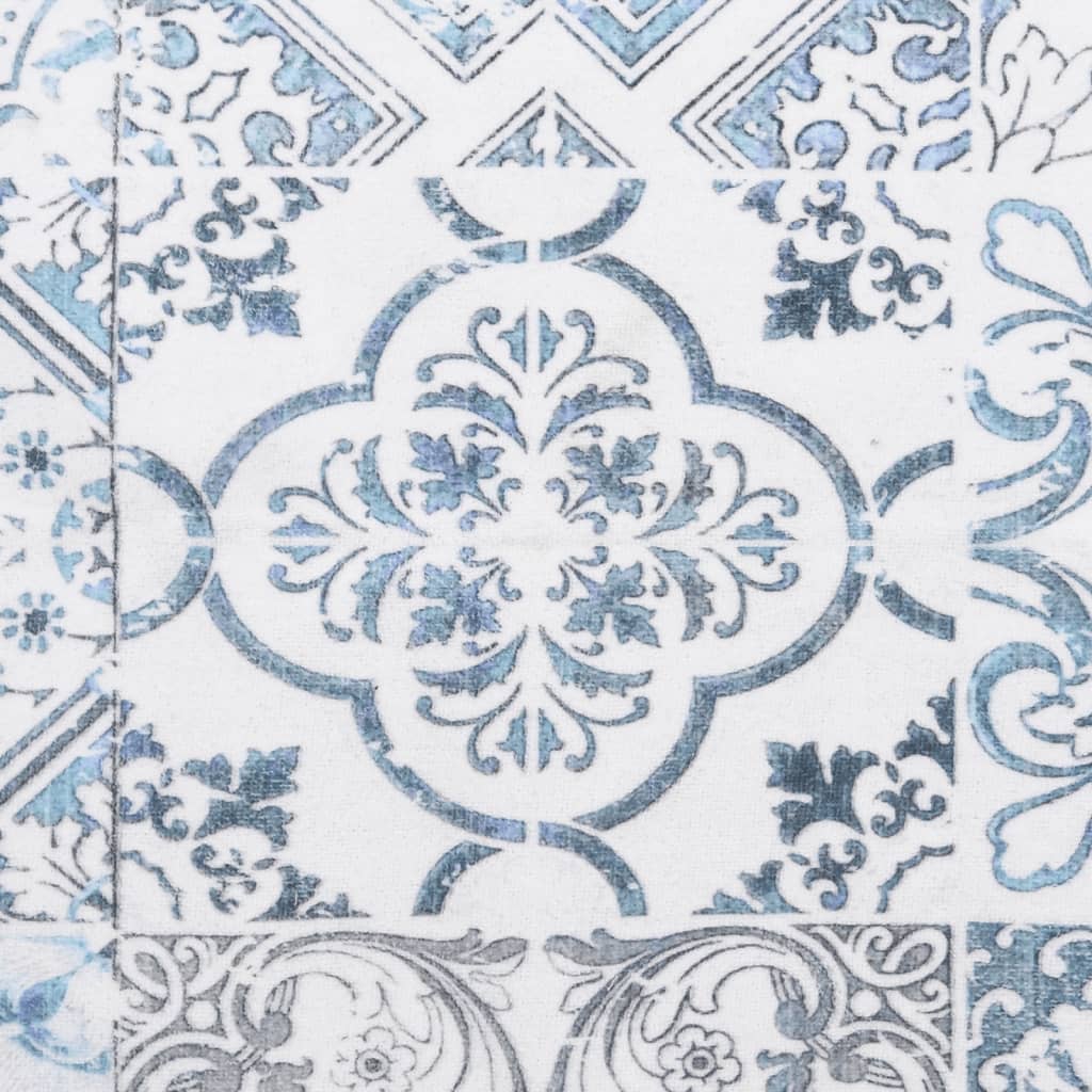 Käytävämatto kuvioitu pestävä taitettava 80x300 cm polyesteri - Harrastajankoti.fi