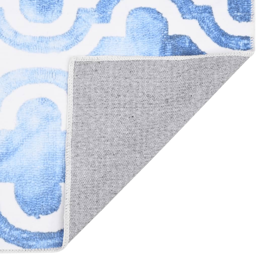 Käytävämatto kuvioitu pestävä taitettava 100x300 cm polyesteri - Harrastajankoti.fi