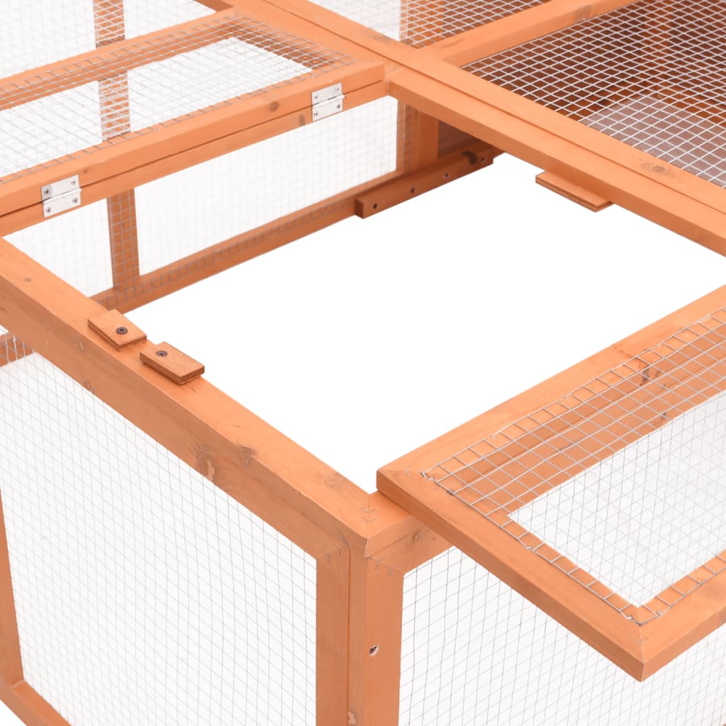 Puutarhan eläinhäkki 150x100x50 cm täysi kuusi - Harrastajankoti.fi