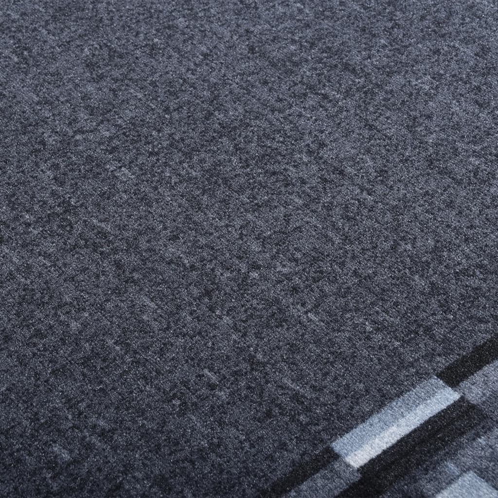 Käytävämatto antrasiitti 100x450 cm liukumaton - Harrastajankoti.fi